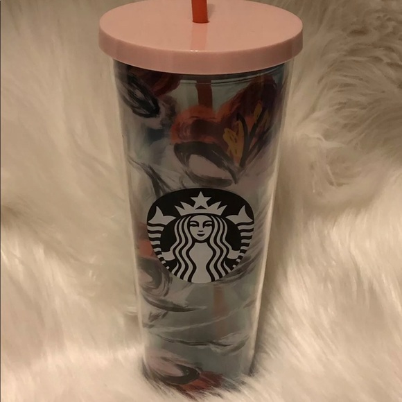 starbucks floral tumbler